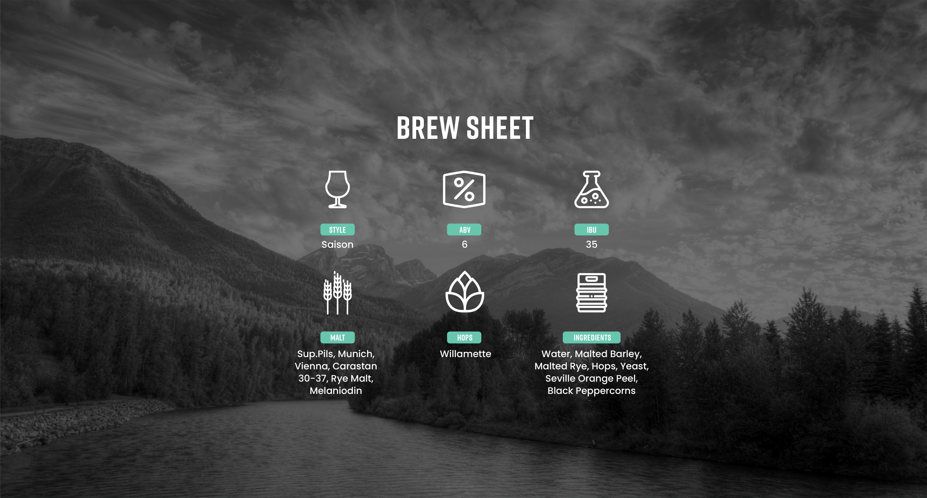 High Side Brew Sheet