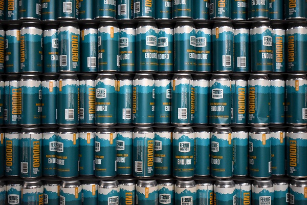 rows of Enduro cans