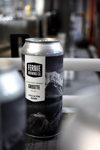 A can of Grisette getting canned