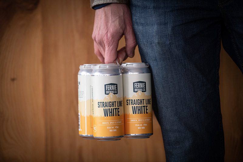 Cans of Straight Line White